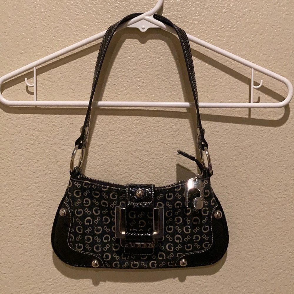 Guess mini denim purse